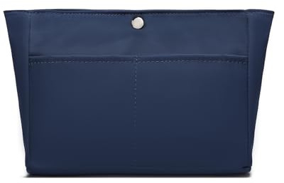 YONBEN Sac de rangement imperméable léger en nylon de grande capacité, Nylon/bleu marine | Fermeture à bouton-pression ; poches avant et intérieures ; tri des clés et du rouge à lèvres ; tissu léger et résistant à