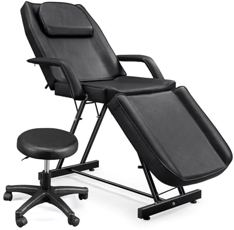 Karl home Professional Massage Beauty Bed Table w/Stool