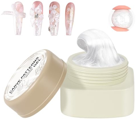 Gel De Sculpture À Ongles 3D, Gel De Moulage Dur 3D Non Collant - Easy Dry, De Clous De Sculpture 3D - De Ongles 3D | Gell Solid Builder | D'extension À Ongles Durs 3D 3D | Glue Du Charme