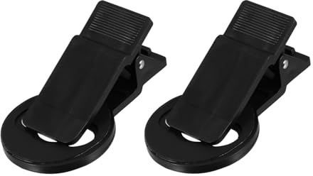 UKCOCO 2 Piezas Clip para Lentes de Cámara Móvil de Resistente y Antideslizante Compatible con Lentes Gran Macro y Ojo de Pez para Fotografía Móvil
