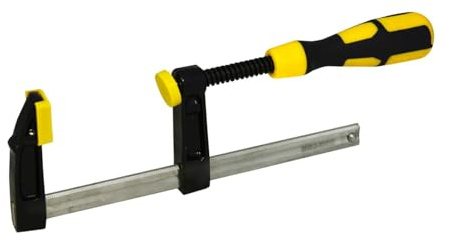 SURTEK Bar Clamp - 8 F-Clamp with Ergonomic Handle & Push-Button Adjustment - 107116