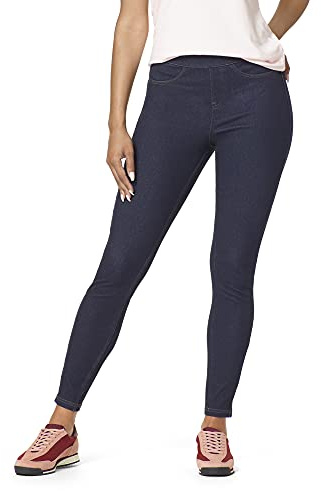 HUE Essential Denim Leggings Calcetines, Enjuague de Medianoche, XL para Mujer