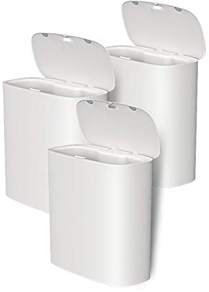 Poubelle Cuisine Corbeille automatique de la poubelle ménagère peut être une poubelle étroite avec couvercle de toilette en plastique Smart poubelle et une poubelle électrique de chambre à coucher pou