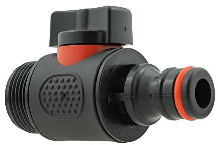 Garden Watering Hose/irrgation Flow Control Valve Male-femaleclick-Lock/Thread (Male Thread-Male Click-Lock)