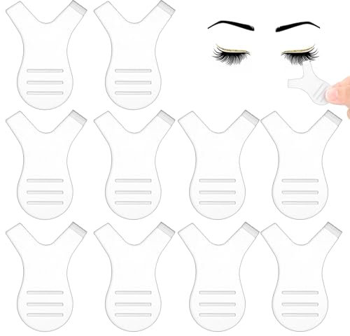 60 Pieces Y Lash Lift Tool,Transparent Y Shape Eyelash Comb Silicone Grafting Eyelash Lift Brush Lash Lift Supplies for Lash Grafting Eyelash Extension Makeup Tool