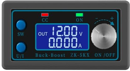 DollaTek DC Buck Boost Voltage Converter 0.6-36V Adjustable Voltage Power Supply Module Power Converter Digital LCD Display Solar Battery Charging 5KX