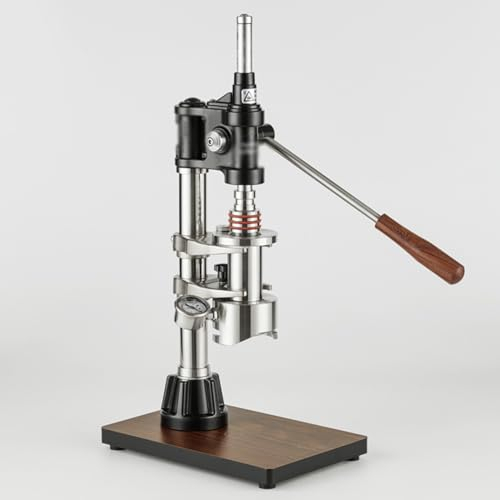 KHZKHC Espresso-Kaffeemaschine, Espressomaschine Mit Manuellem Hebel, Manometer, 1–16 Bar Druck, 100 Ml Kammerwasserkapazität, Arbeitssparend, Leicht Zu Zerlegen Und Zu Reinigen
