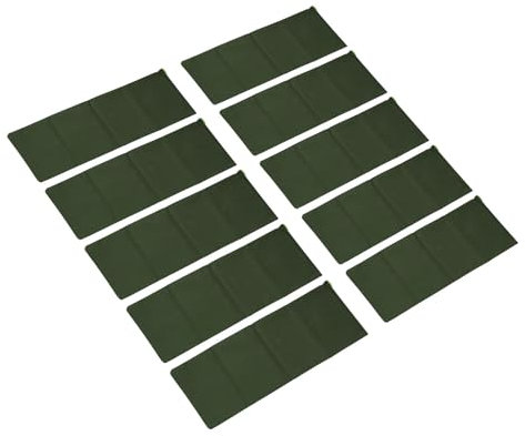 Sacs de Sable Anti-inondation, Opération Facile, Doublure de Porte de Garage étanche 10 Pièces (vert foncé)