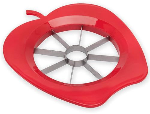CVNRCLP Apple Cutter & Corer - Premium Fruit Slicer for Apples, Pears & More | Durable Plastic with Sharp Stainless Steel Blade | Effortless Core & Seed Removal | Available in Red & Green