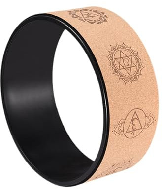 Ronyme Yoga-Rad, Rückenrolle, Pilates-Hilfsrad, Yoga-Roller für Fitness, Bodybuilding, Style B