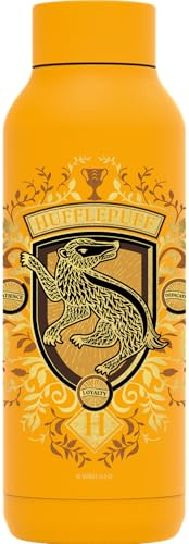 Quokka HP Hufflepuff - Borraccia termica in acciaio inox, tinta unita, 510 ml
