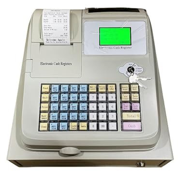 QUSYZD Registrierkasse, Registrierkasse für Kleinunternehmen, Elektronische Registrierkasse, Fast Food Nudelladen Convenience Store Registrierkasse für Gastronomie,