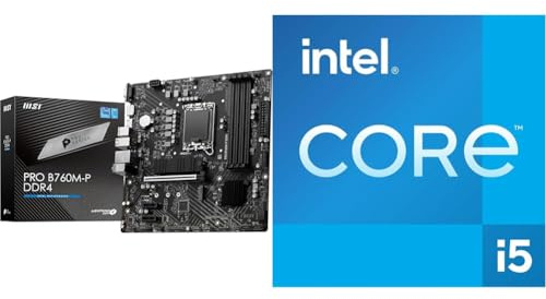 MSI PRO B760M-P DDR4 Motherboard + Intel® Core™ i5-14600K Desktop Processor 14 cores