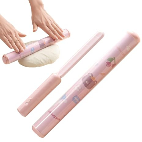 Mattarello Da Cucina E Pasticceria - Rullo Antiaderente Per La Preparazione Della Pasta - Stendipasta Con Di Misura - Per Cucina Domestica Pasticceria Decorazione Con Fondant E Glassatura Pizza E Past
