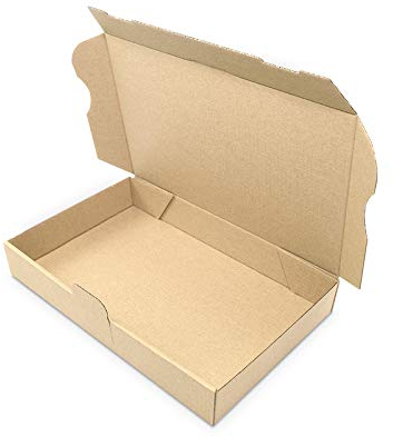 verpacking 500 Maxibriefkartons Versandkartons Faltschachtel Faltkarton Maxibrief 225 x 145 x 35 mm, Braun, MB-XS