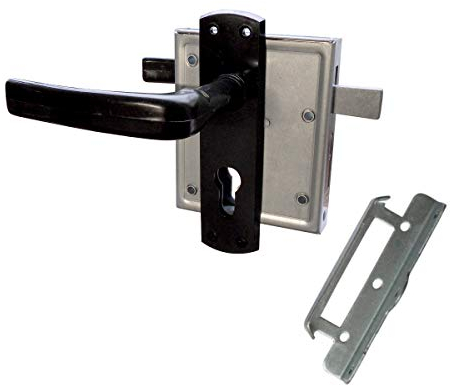 WITTKOWARE 89P Universal-Aufschraub-Kastenschloss für Profilzylinder, 118x100x20mm, PZ, hebende Falle, komplett