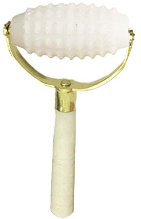 LEDDP Jade Roller Gesicht Jaderoller Gesichtsmassagegerät Gesicht Massager Roller Gesichtsrolle Gua Sha Massage Werkzeug