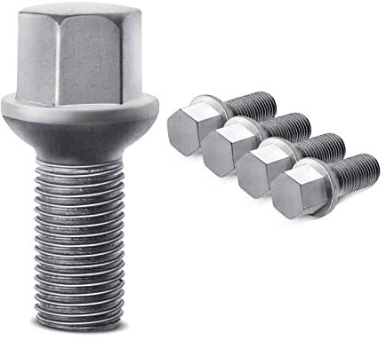 Frankberg 5 bulloni per ruota compatibili con A, B, C, E, M, S, R, GL, GLA, GLK, classe GLC, CLK CLS 1998-2019 0009904907