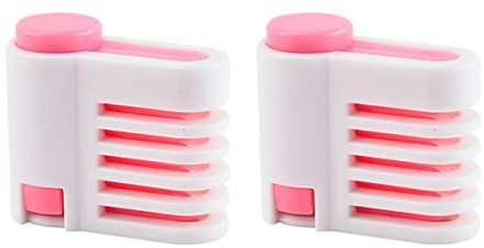 Jagowa Cake and Toast Slicer - Set of 2 DIY Tools for Perfectly Layered Bread and Cake Slicing, with 5 Slicing Holder Attachment