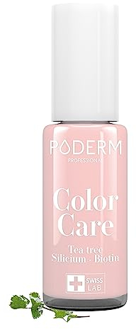 PODERM - MICOSI DELLE UNGHIE | Smalto colorato TEA TREE | Prevenzione e trattamento delle unghie gialle/danneggiate dalla MICOSI | TRATTAMENTO E COLORE | Mani/Piedi | Swiss Made