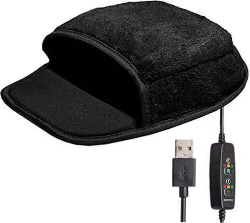 Amosfun USB Beheiztes Mauspad Wintergröße Plüsch Handwärmer Rutschfestes Schreibtisch Mauspad Büro Tastaturpad Für Zuhause Und Büro