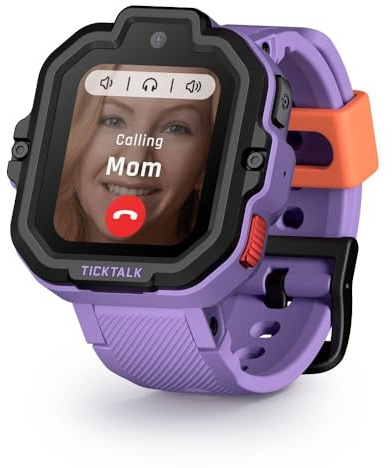 TickTalk 5 - Kid Smart Watch with GPS Tracker, Video Calling, SOS, & Parental Controls | 4G Smart Watch for Boys & Girls, Free Music, Texting, Kid Phone Call and Text | Kids Smartwatch with HD Calling, SMS, GPS Tracking, Parental Controls, Music & Wellness