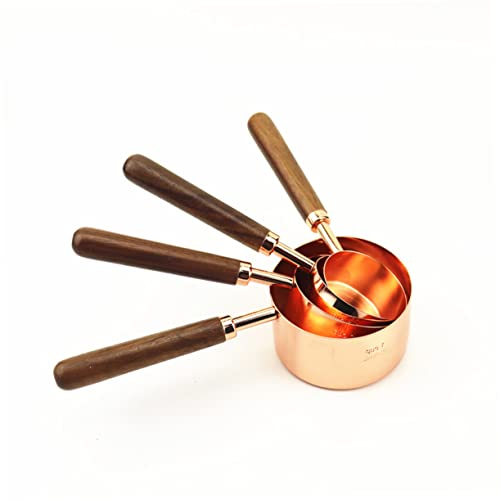 PRETYZOOM 4pièces Tasse à Mesurer Acier Avec Poignée De Ensemble Pour Cuisine Marquage Et Cup Outil De Mesure Élégant Et Ergonomique