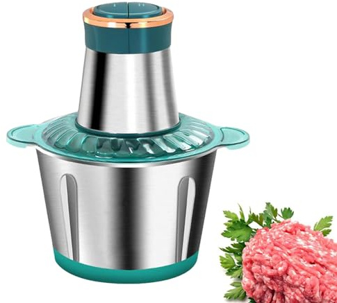 Picadora de carne para el hogar, Picadora de carne eléctrica | Picadora de carne automática con gran capacidad,Aparatos de molienda de verduras de cocina de alta resistencia para ajo, chiles,