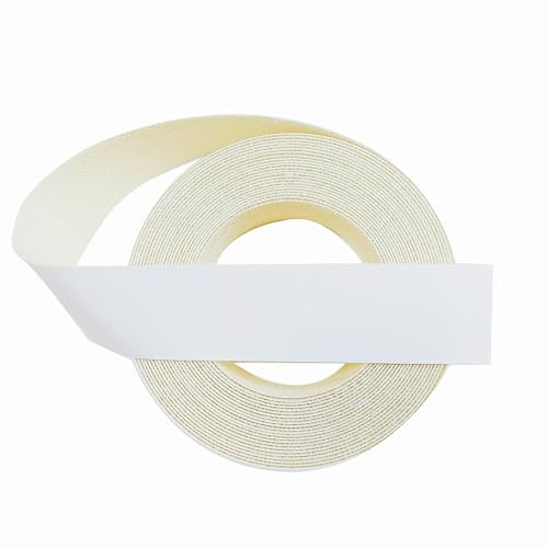 ebpsneer White Edge Banding Tape Not Melamine PVC,1-1/2 inch x26ft UV Painted,Pre-glued Iron On Wood Veneer Roll,Real Wood Edging Band Strips with Hot Melt Adhesive for Cabinet Plywood Furniture