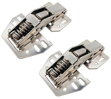 BSAXITHZB 2 Pack Top Flip Caravan RV Hinge Storage Cabinet Door Stay Kitchen Cabinet Hinge For Door Frame Cabinet