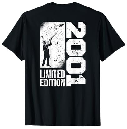 Tontauben Jahrgang 2001 geboren Geburtstag Tontaubenschießen T-Shirt
