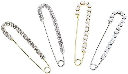 LIFKOME 8stücke Teiliges Sicherheitsnadeln Mit Strass Broschen Modische Kleidung Accessoires Für Pullover Jacken Und Alltag Vielseitige Für Feste Und Tägliches Tragen