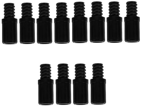 Beaupretty 12pcs Threaded Tip Repairing Broom Handle Replacement Extension Pole Adapter Connector for Mop Pole