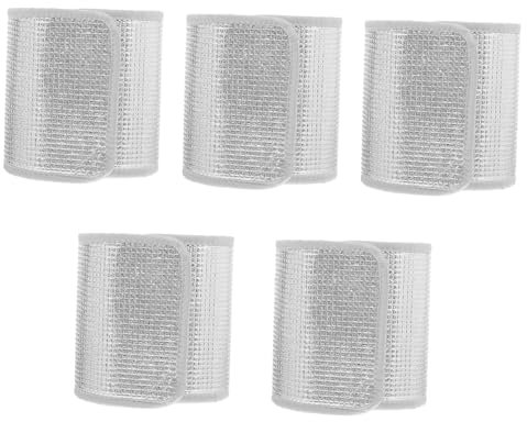Happyyami 5 Stück Blumentopf Abdeckung Aus Aluminiumfolie Für Winterschutz Pflanzentopfabdeckung Mit Selbstklebendem Klettband-Design Für Einfache Anpassung Und Wärmedämmung Wiederverwendbar