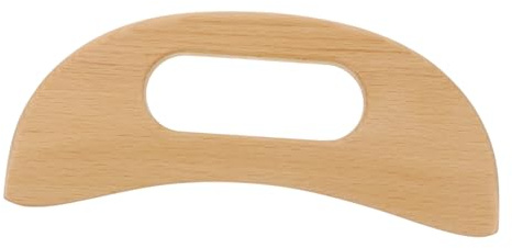 Yardwe Strumento in Legno Naturale a Forma di per Viso Collo e Corpo Tavoletta Pratica per Gua Sha e Trattamenti Drenanti Utile per Relax e Sollievo Muscolare