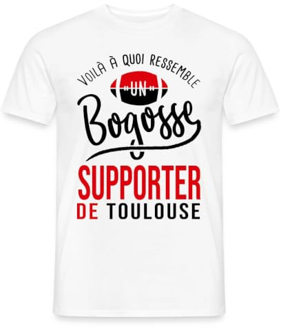 Spreadshirt Supporter De Rugby Toulouse Cadeau Toulouse T Shirt Homme