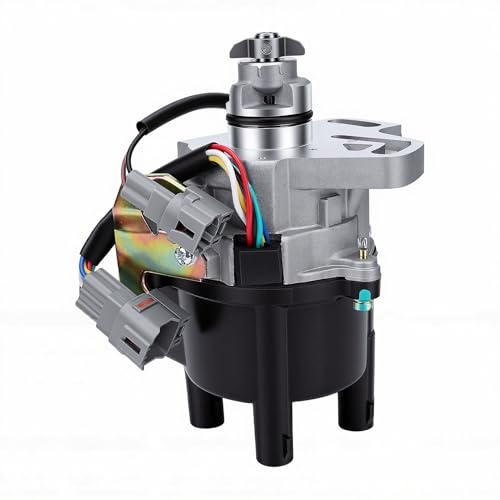 Sharainn Reemplazo del Distribuidor de Encendido para Celica Geo Prizm 1.6L 1.8L 19020-16250 1902016280 1902016250 Ajuste de Precisión de Metal con Perno