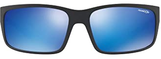 Arnette Fastball 2.0, Gafas de Sol para Hombre, Negro (Matte Black/Green Mirror Light Blue), 62