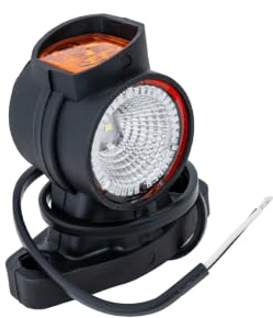 FRISTOM Luce di posizione destra a LED FT-140A 12-24V per rimorchio e camion braccio in gomma lampada di ingombro anteriore posteriore laterale e segnalazione