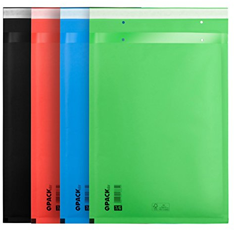 400 rote Luftpolstertaschen Luftpolsterumschlag Versandtaschen Größe: 4/D (200 x 275 mm) ROT dimapax