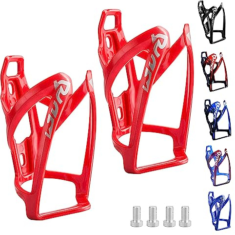 Suruid Fahrrad Flaschenhalter, Getränkehalter Fahrrad, Trinkflaschenhalter Wasserflaschenhalter Leichter für Mountainbikes, Rennräder - 2er Pack