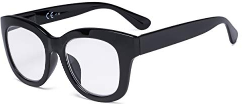Eyekepper Übergroß Lesebrille - Retro Lesehilfe für Frauen - Schwarz +1.50