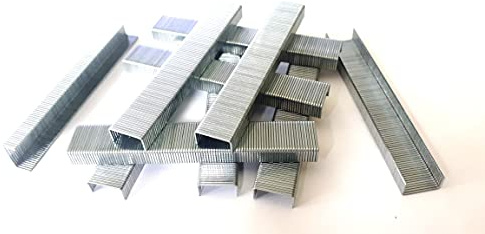 1000x Heftklammern 8mm Tackerklammern, 0.7x11.3mm für Handtacker Profitacker Holztacker