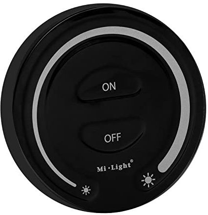 LIGHTEU®, Miboxer 2.4GHz Telecomando dimmerabile per luci LED a un colore, luminosità regolabile, FUT087-B