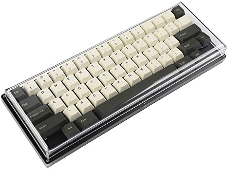 Teclado mecánico Cubierta Polvo Tecla Tapa Acrílico para 60% Teclado mecánico 61 64