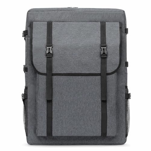 SJTJSPX Zeichentasche A2 Zeichenbrett Transporttasche Zeichenplatte Portfolio Rucksack Wasserdicht Kunstmappe Outdoor Skizzentasche Anfänger Künstler Malen Tragetasche Multifunktional Art Bag