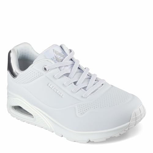 Skechers Uno- Shimmer Away, Scarpe da Ginnastica Donna, Bianco, 37.5 EU