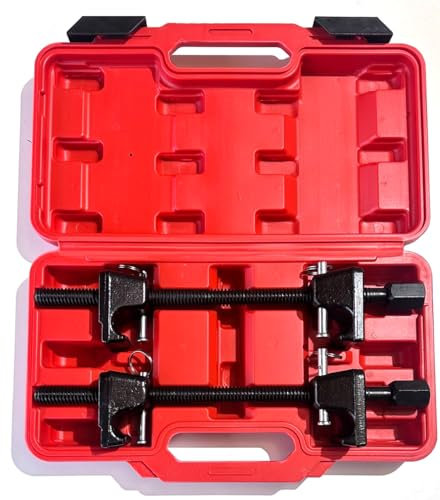 MAIL MORE coil spring compressor, coil spring compressor heavy duty, car van coil spring compressor, coil spring compressor heavy duty pair of suspension clamps for vans, strut spring compressor kit