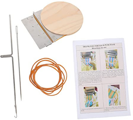 VILLFUL Mini Holz Webstuhl Für Kleidung Ausbessern Diy Hand-stricken Webstuhl Stricker Aus Holz Jeans-reparaturwerkzeuge
