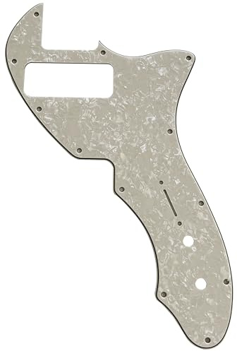 Für Fender Telecaster Thinline 69 P90 Gitarren-Pickguard (4-lagig, elfenbeinfarbene weiße Perle)